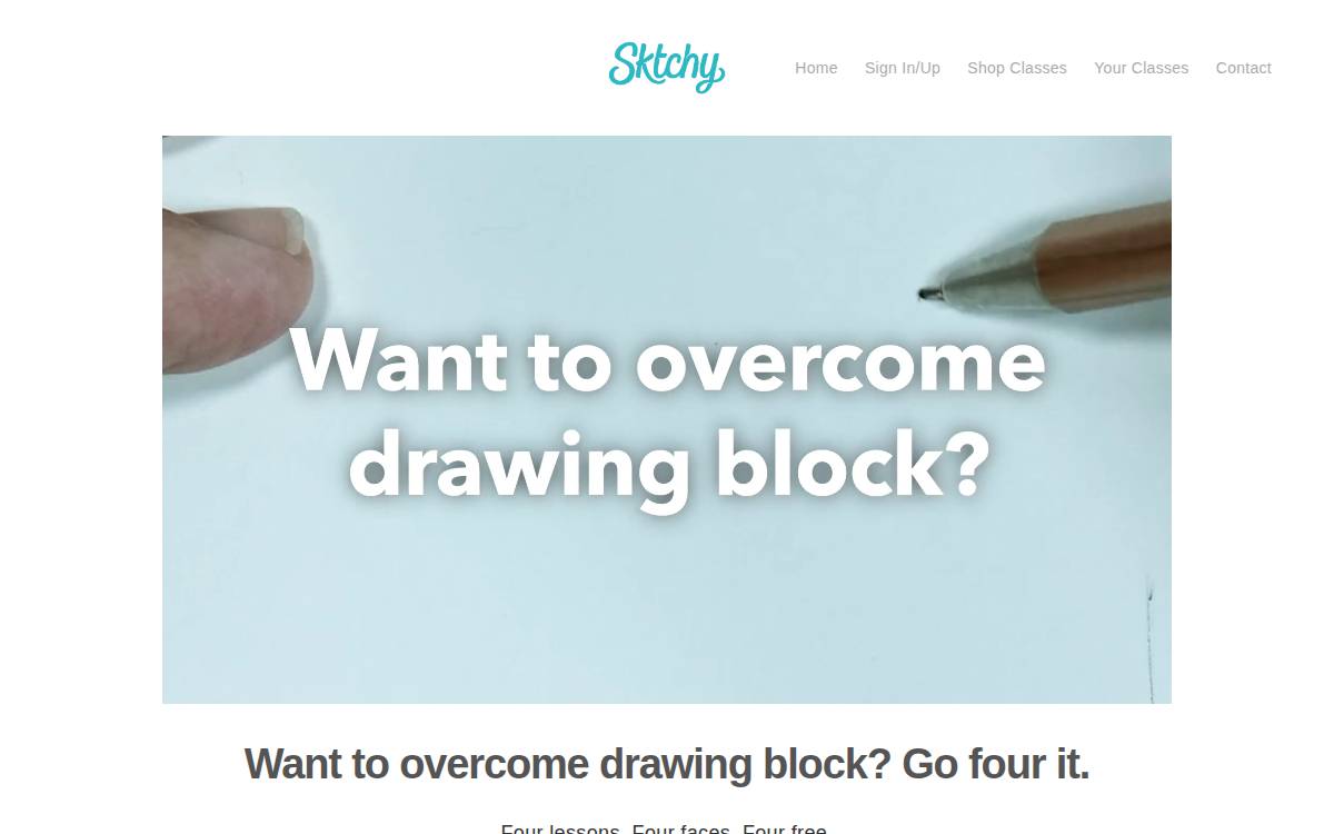 Sktchy website preview
