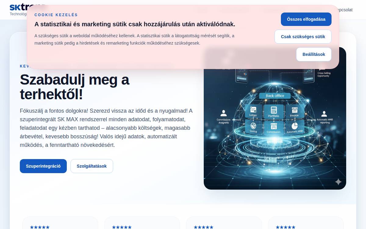 SK Trend website preview