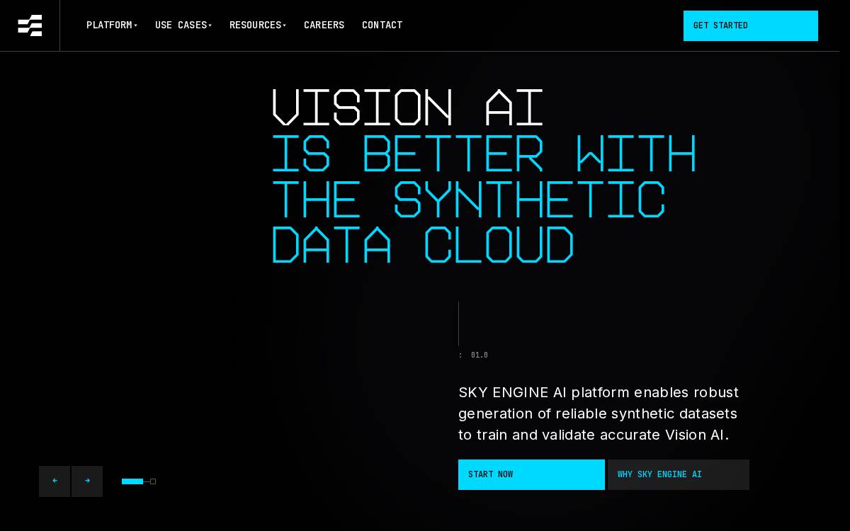 Sky Engine Al website preview