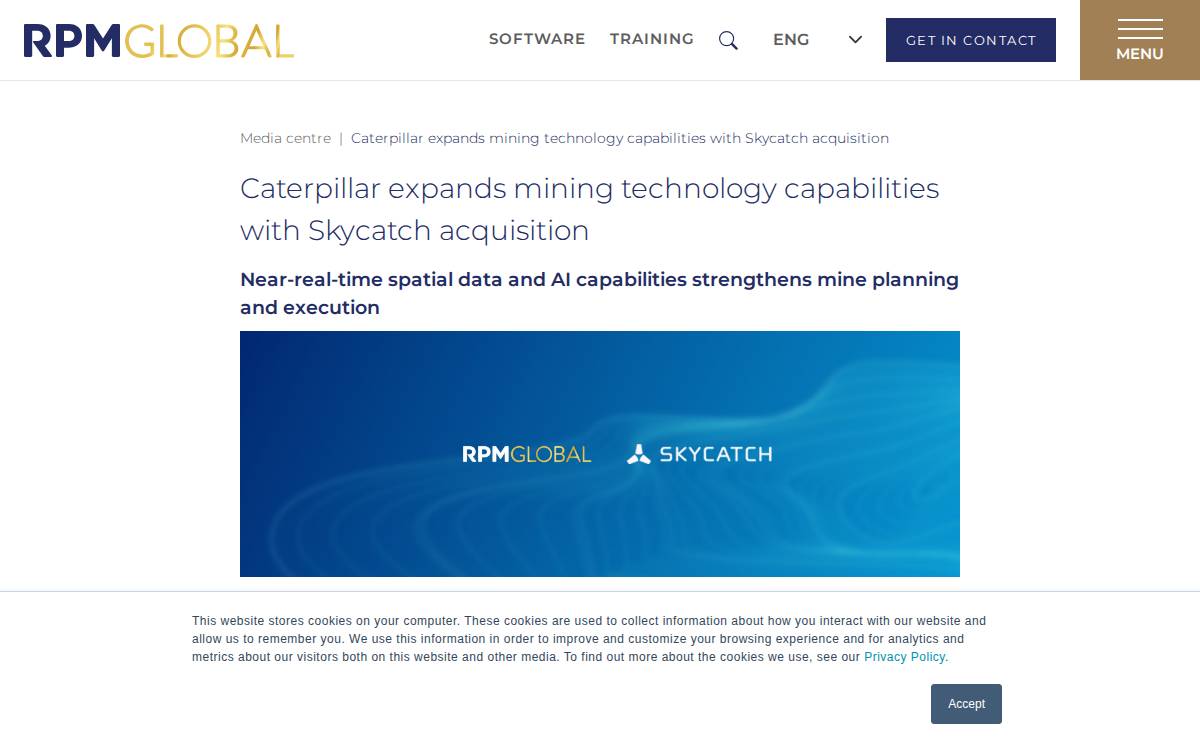Skycatch website preview