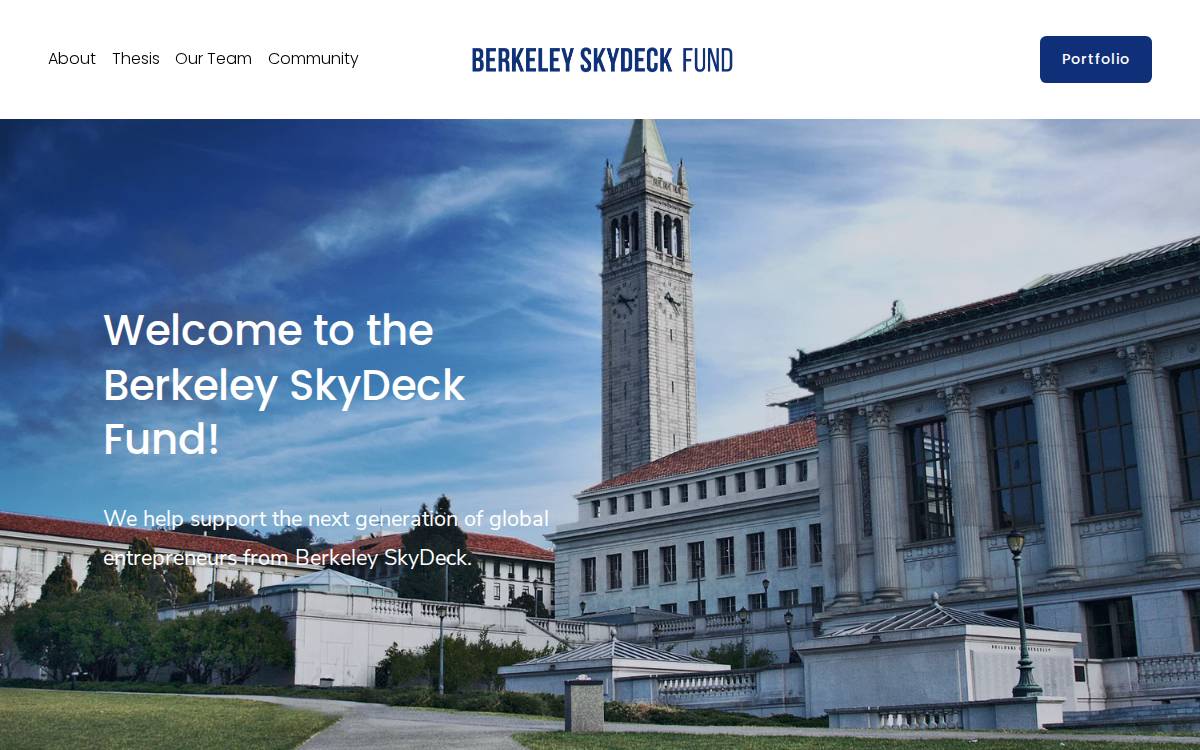 Skydeck website preview
