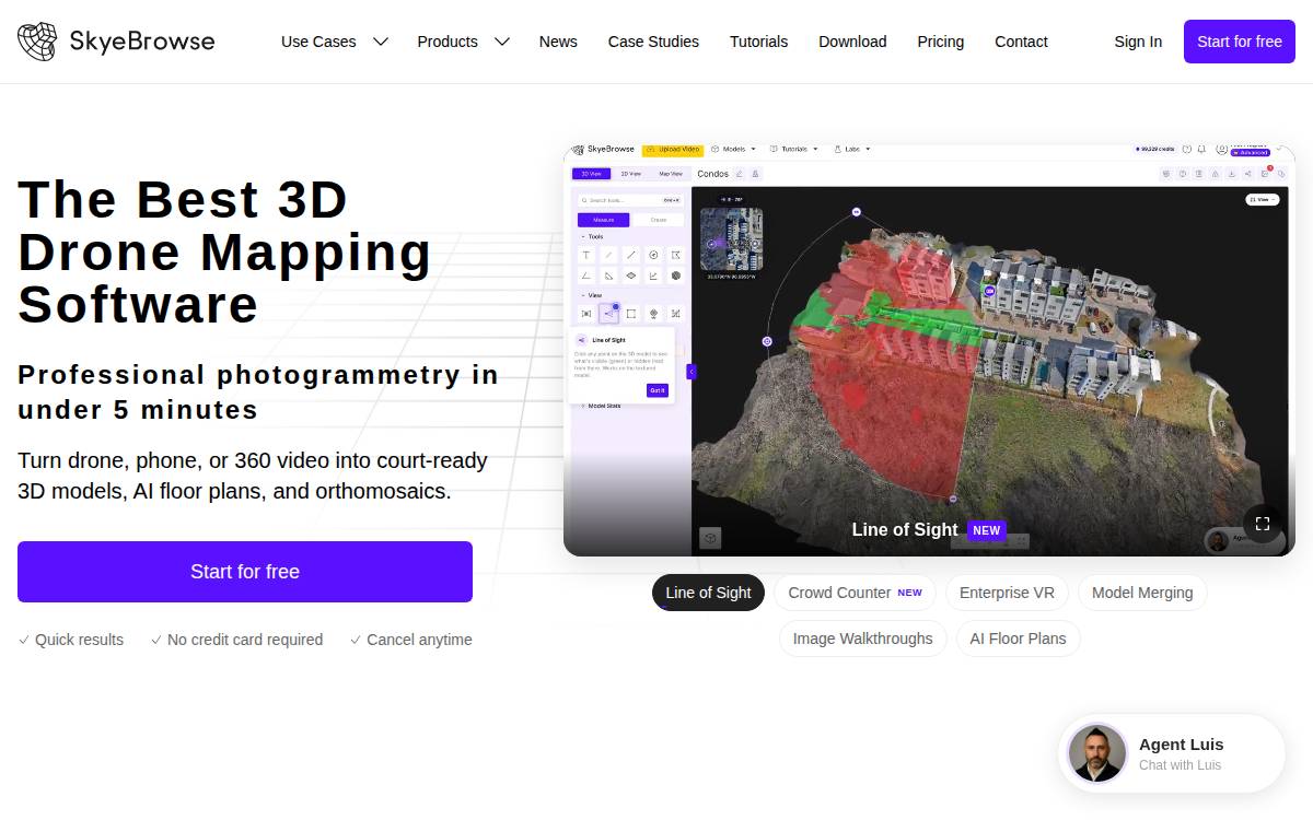 Skyebrowse website preview