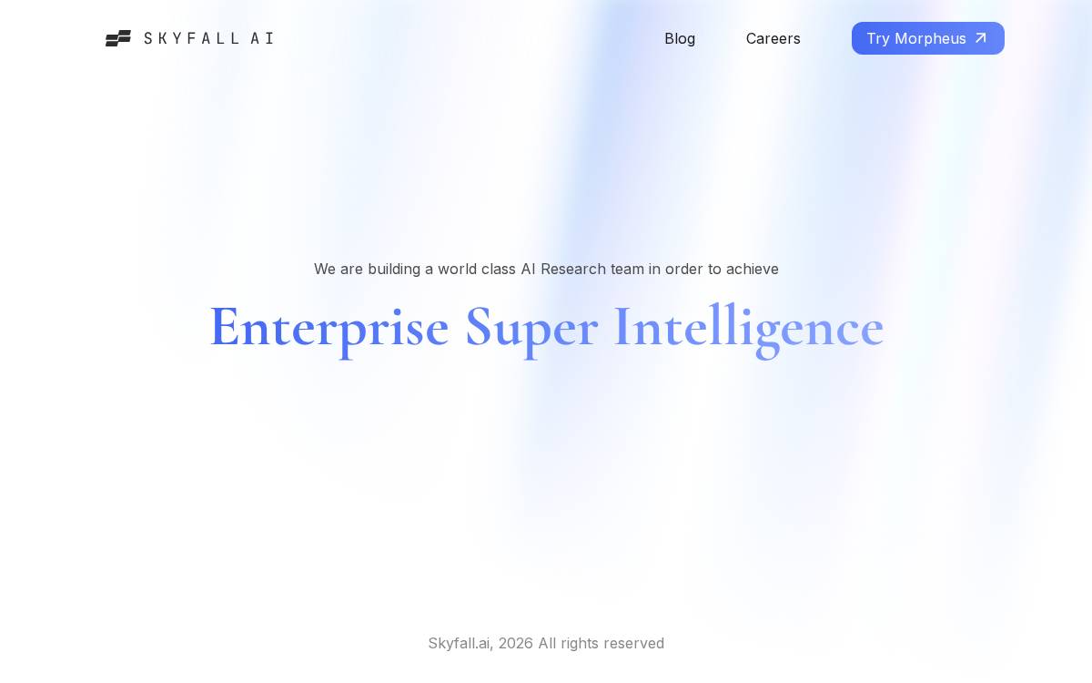 Skyfall website preview