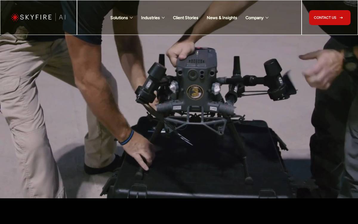 Skyfire AI website preview