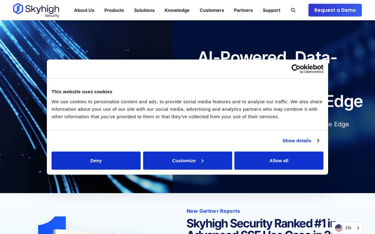 Skyhigh website preview