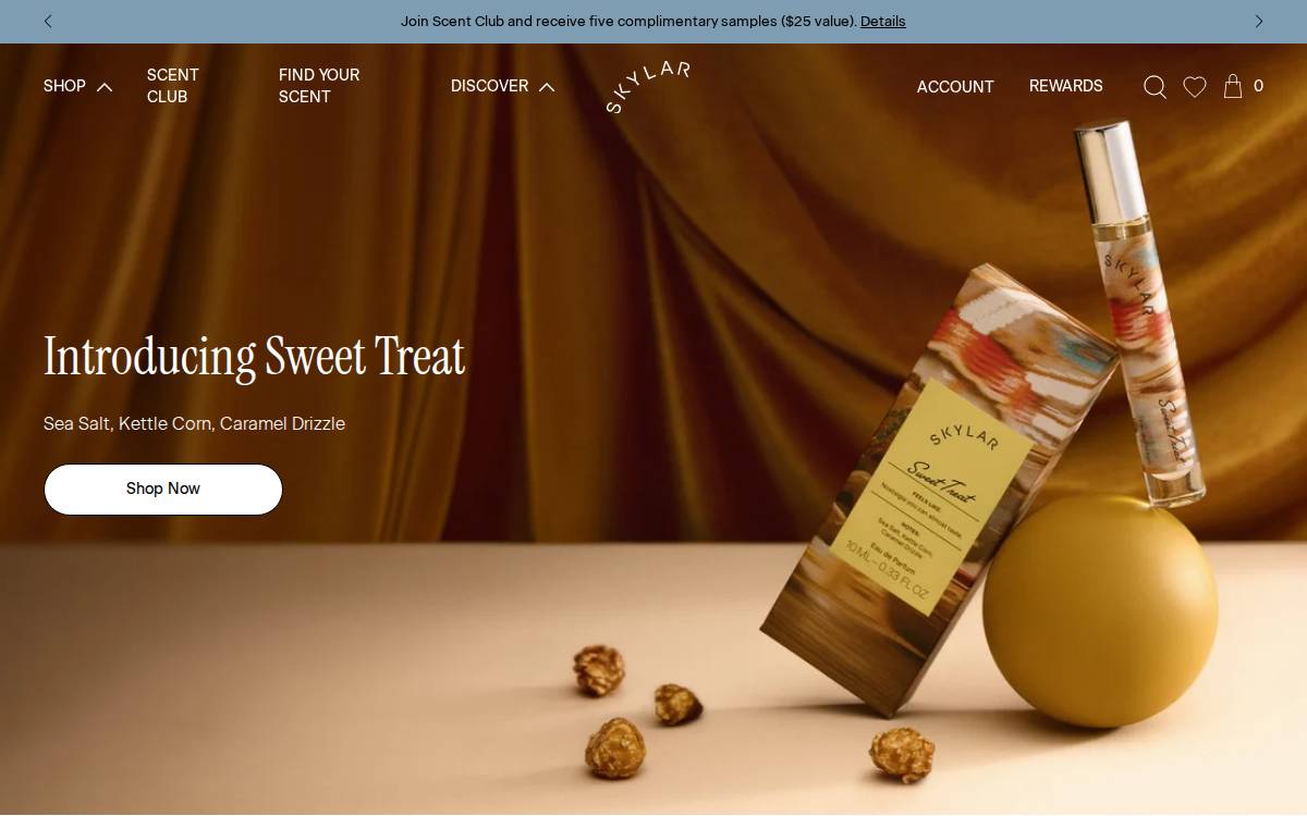 Skylar website preview