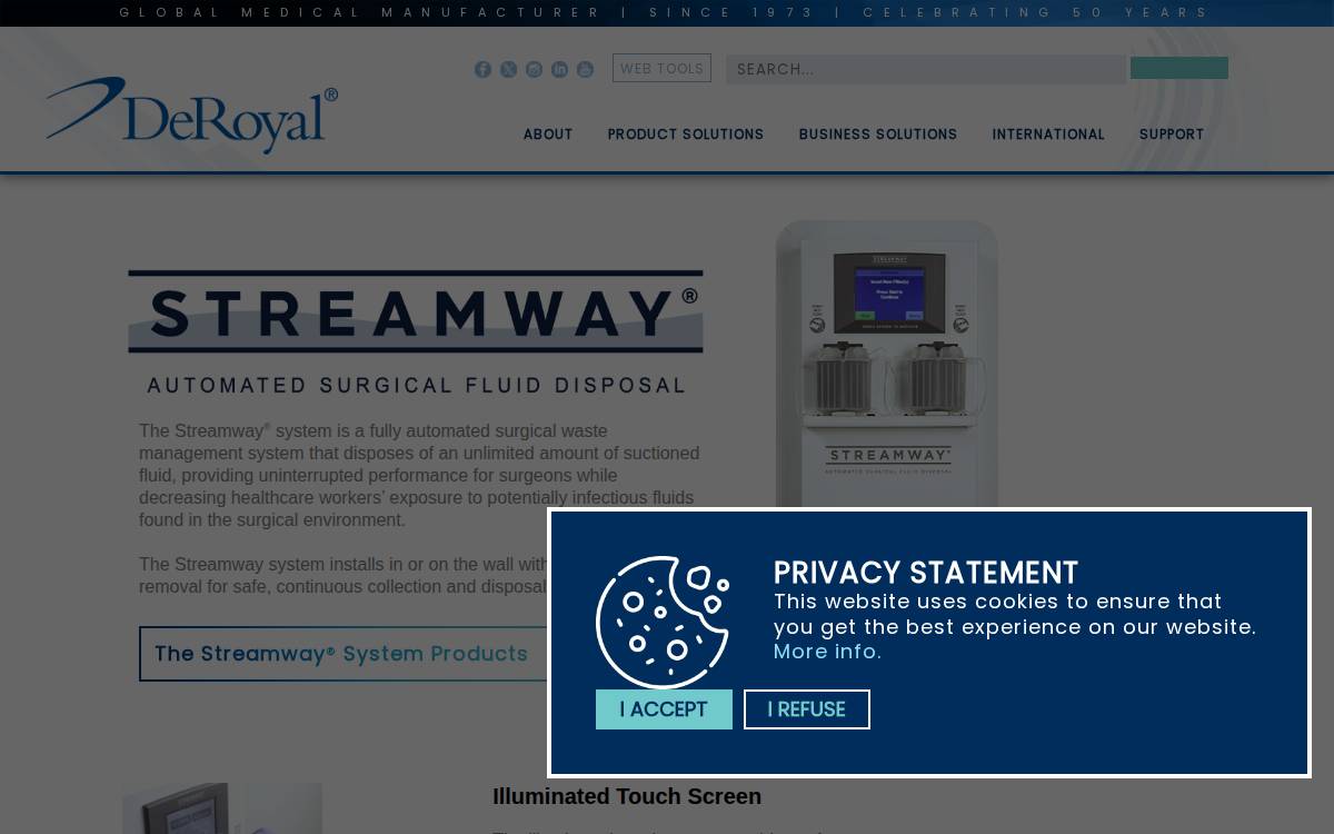 Skyline Medical (formerly BioDrain Medical, Inc.) >> website preview