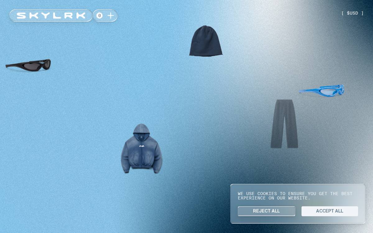 Skylrk website preview