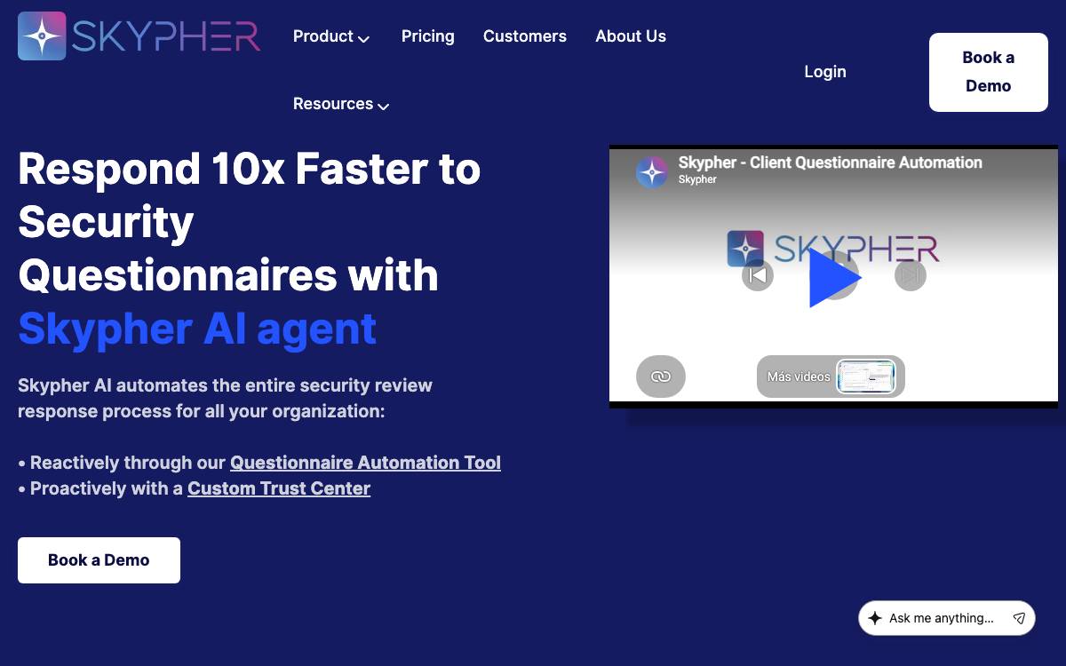 Skypher website preview