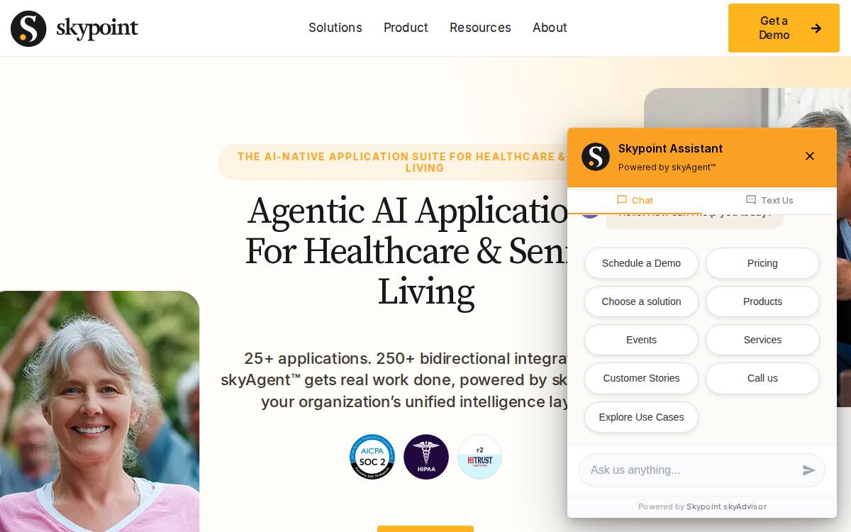 Skypoint website preview