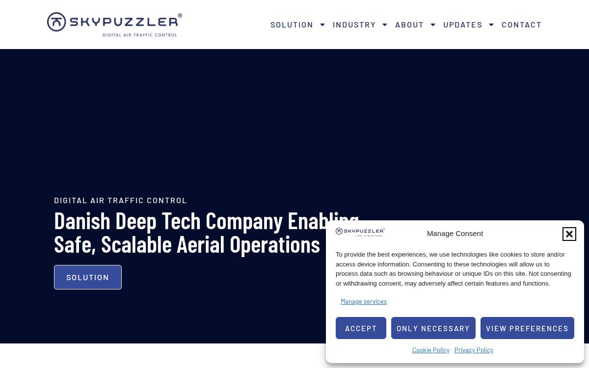 Skypuzzler website preview