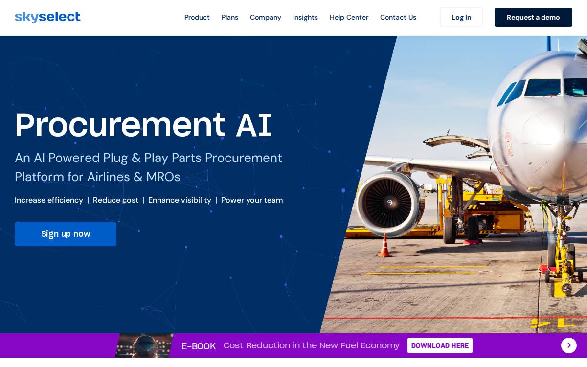 SkySelect website preview