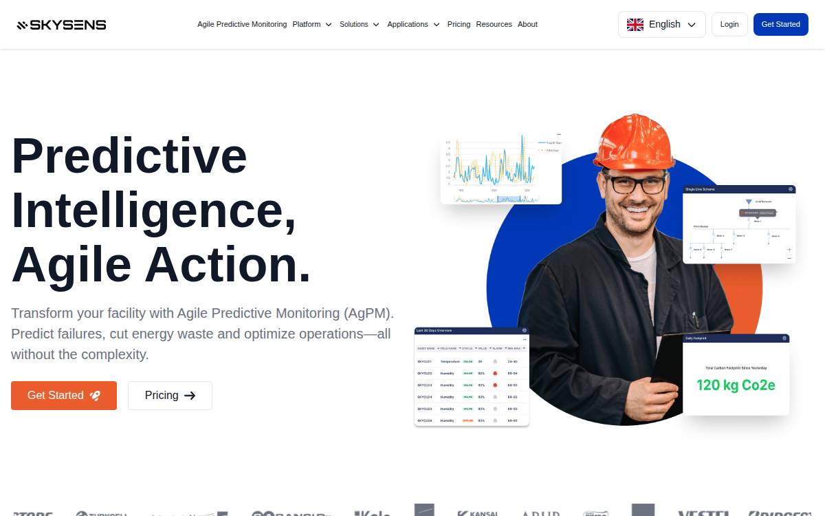 Skysens website preview