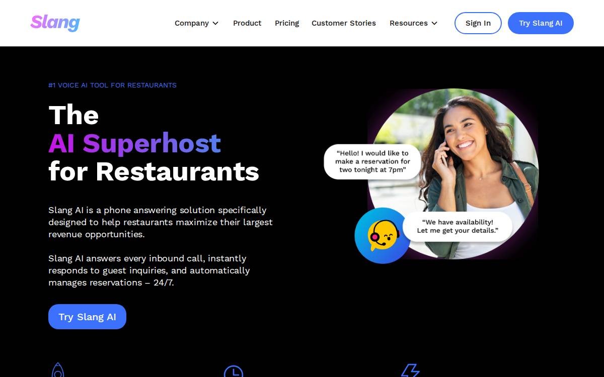 Slang website preview