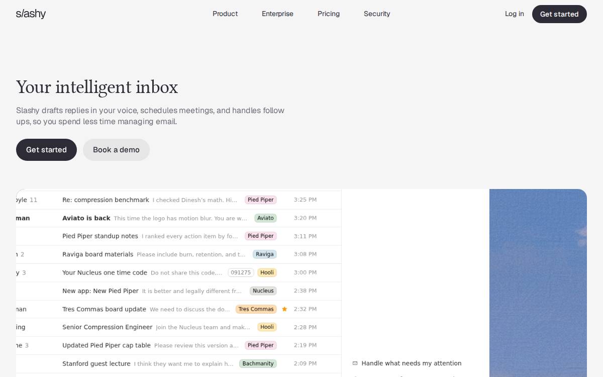 Slashy website preview