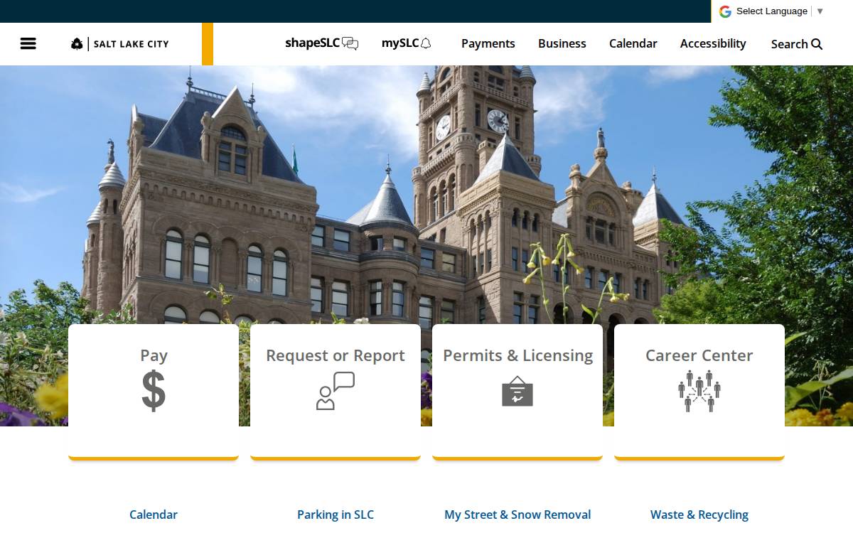Slc website preview