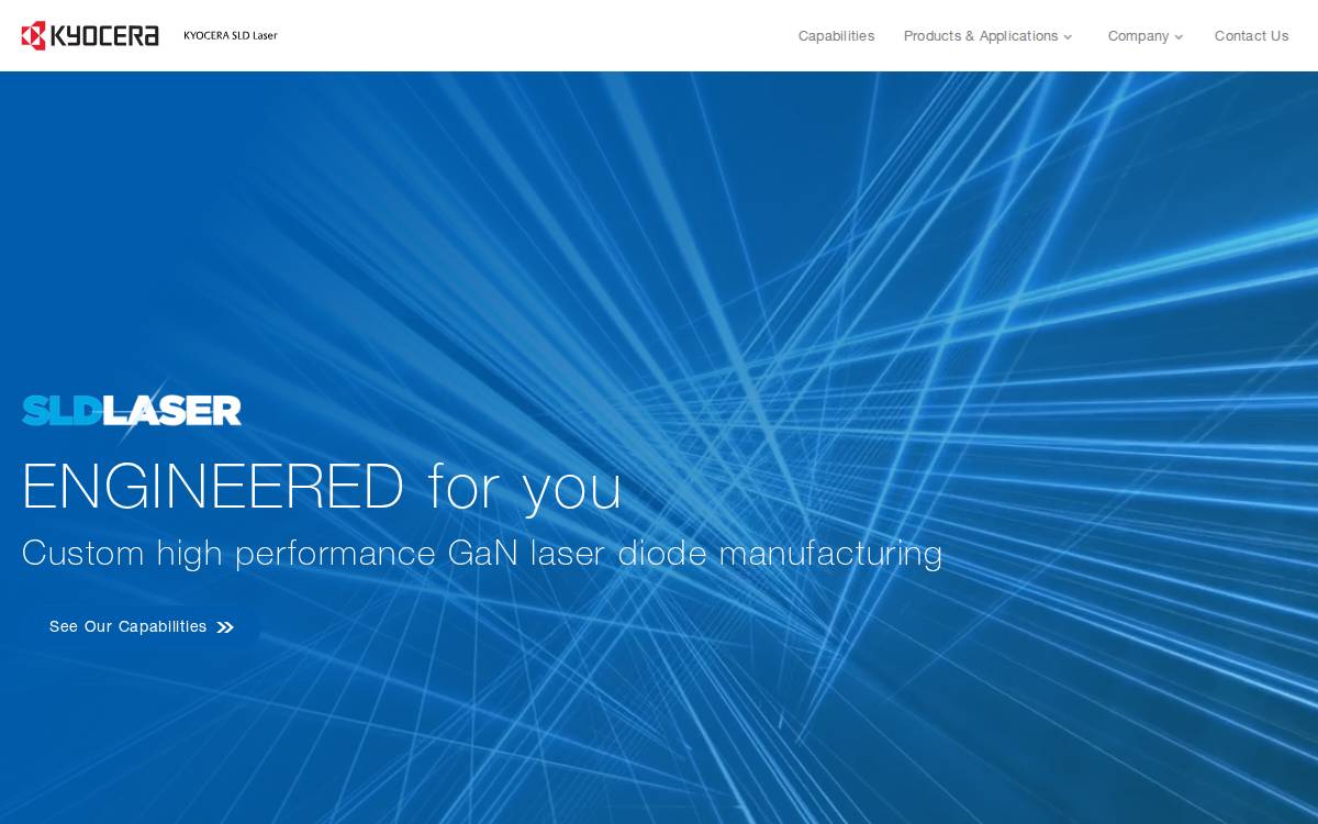 SLD Laser website preview
