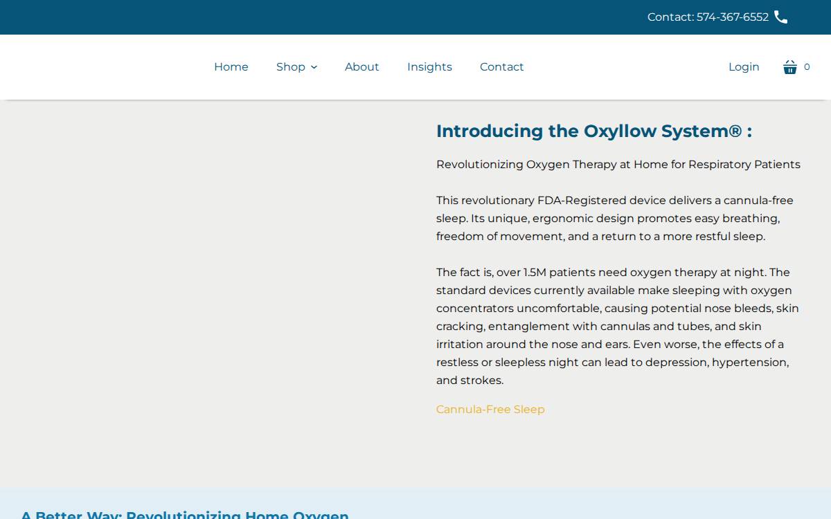 Sleep Easy Technology website preview