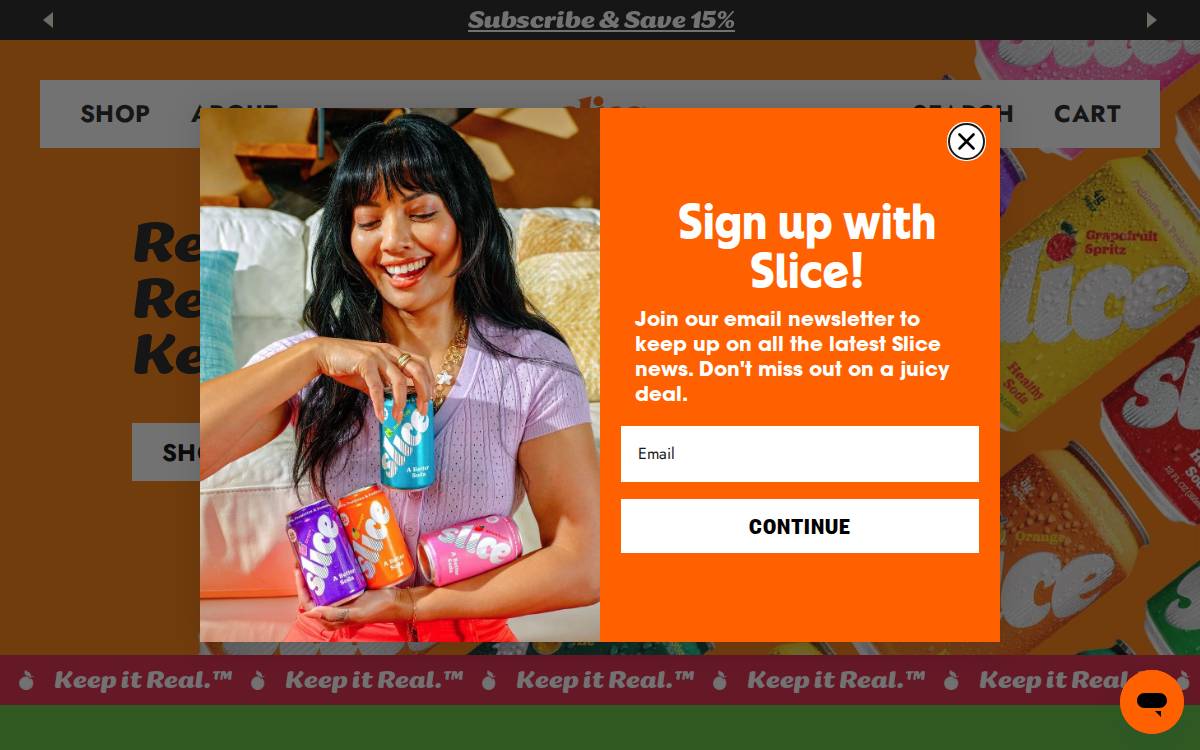 Slice website preview