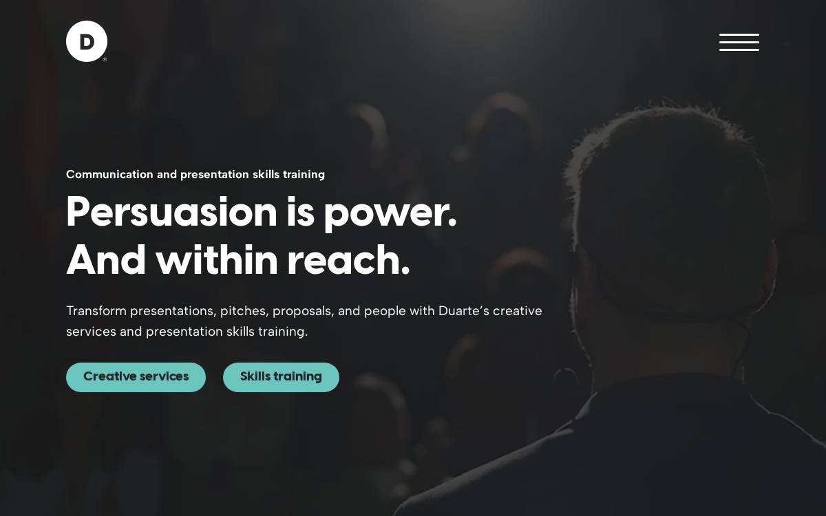 SlideDocs (Duarte) website preview