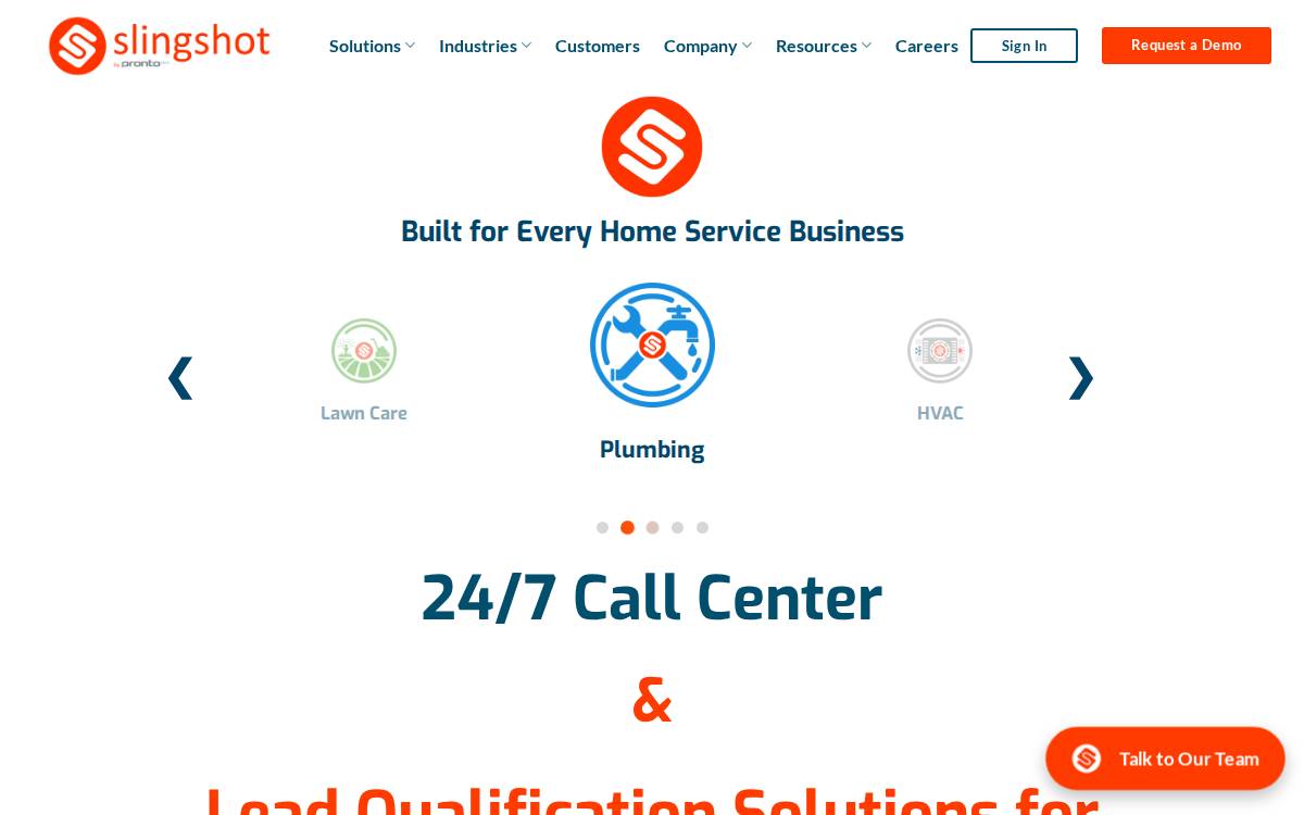 Slingshot website preview