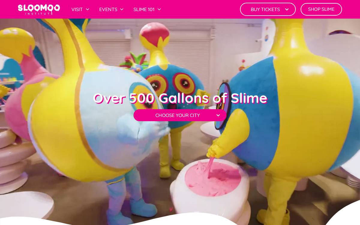 Sloomooinstitute website preview