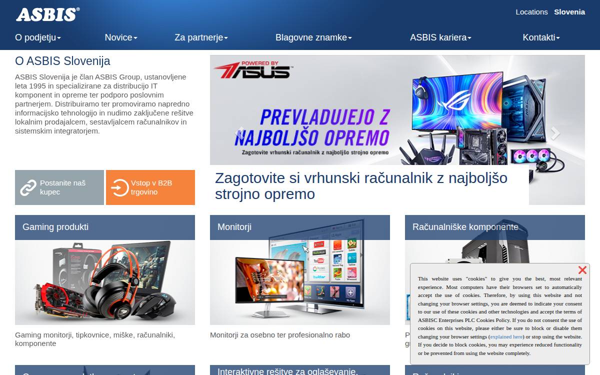 Slovenia website preview