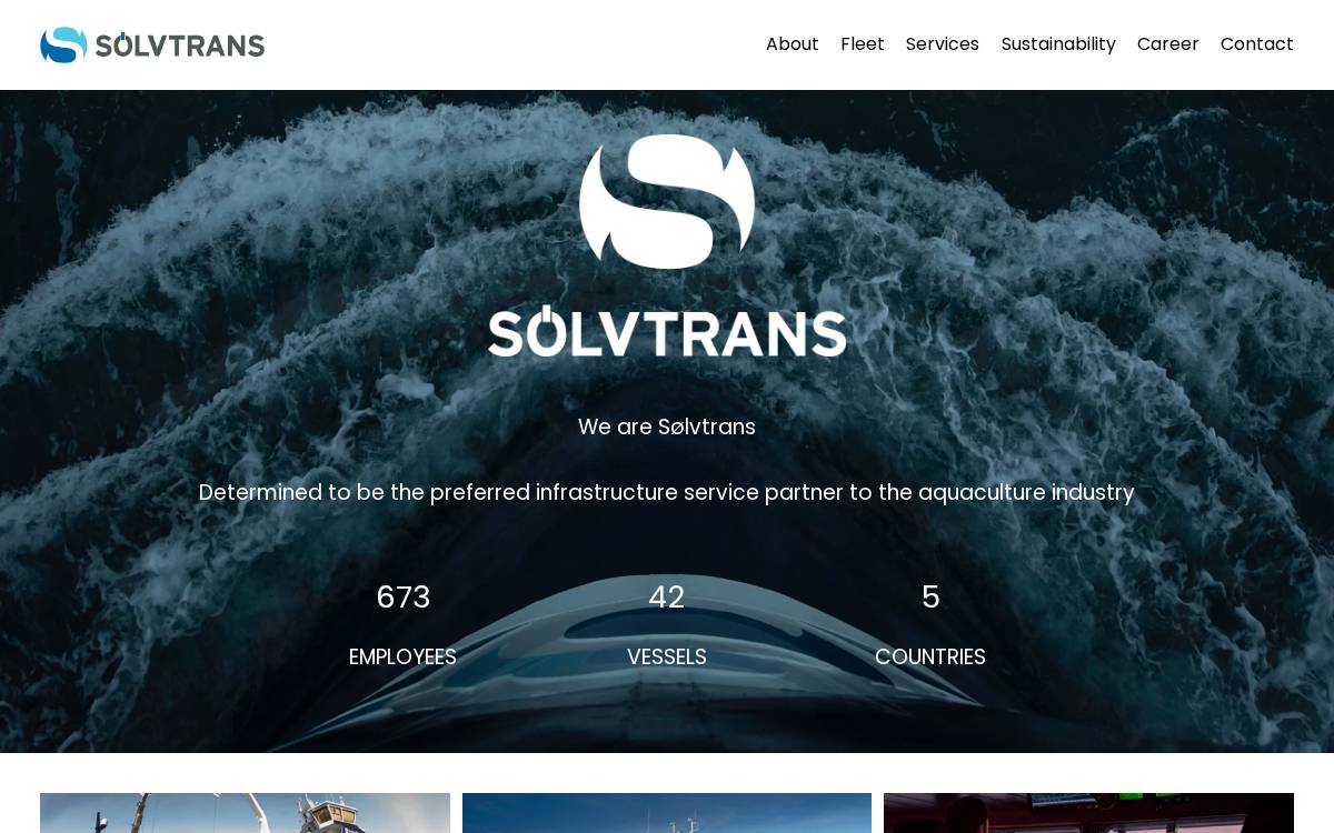 Sølvtrans website preview