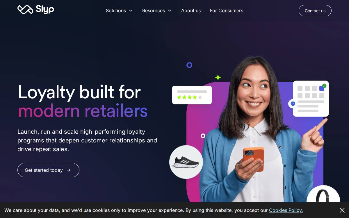 Slyp website preview
