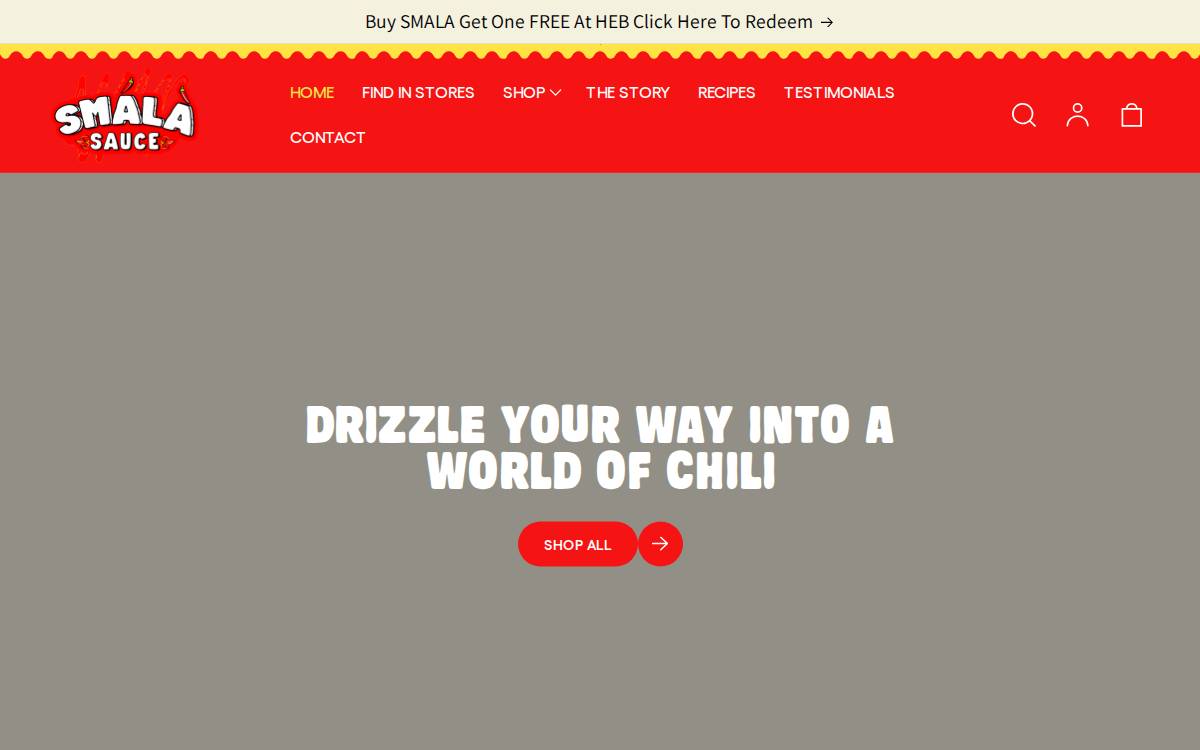 SMALA website preview