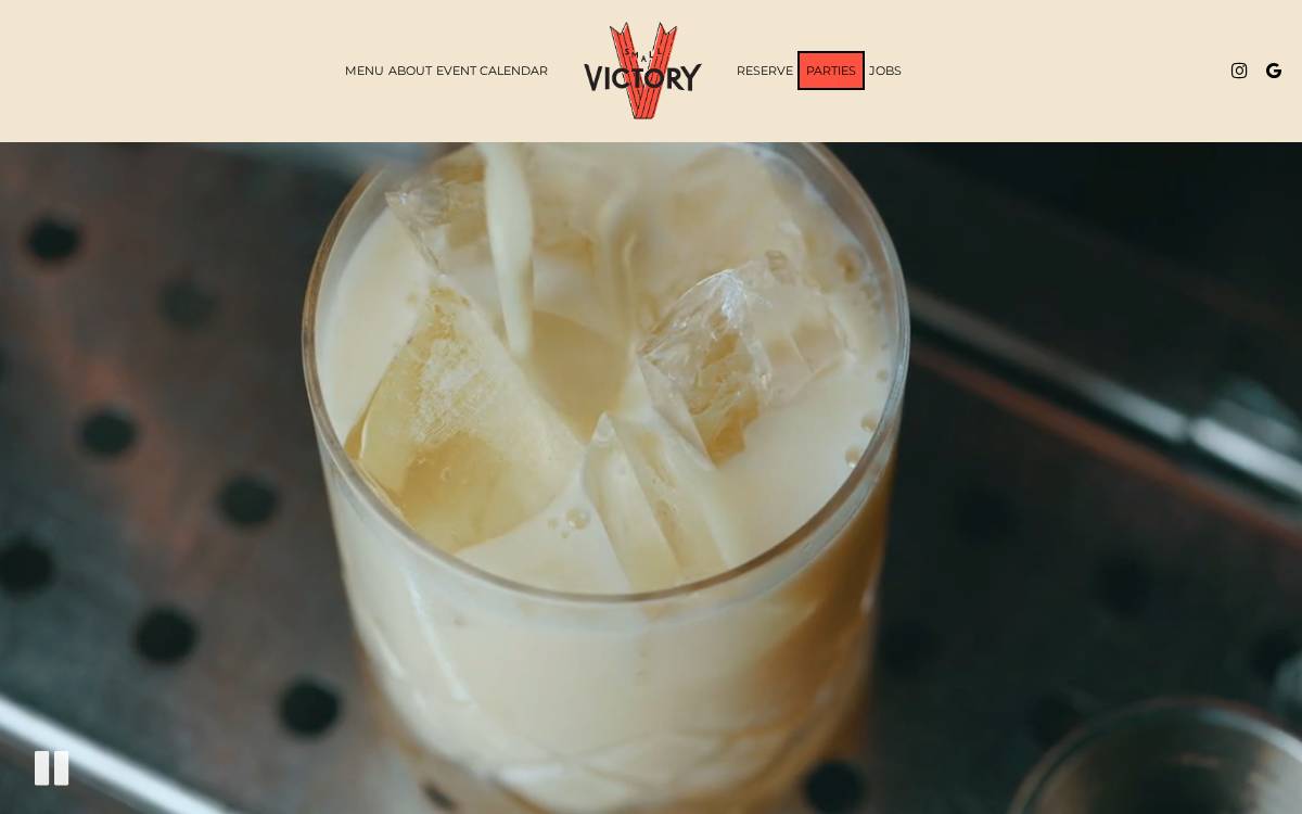 Small Victory website preview
