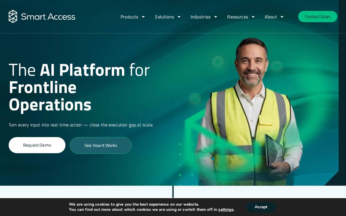 Smart Access website preview