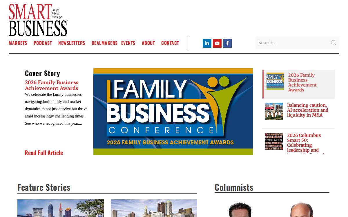 Smart Business Network website preview