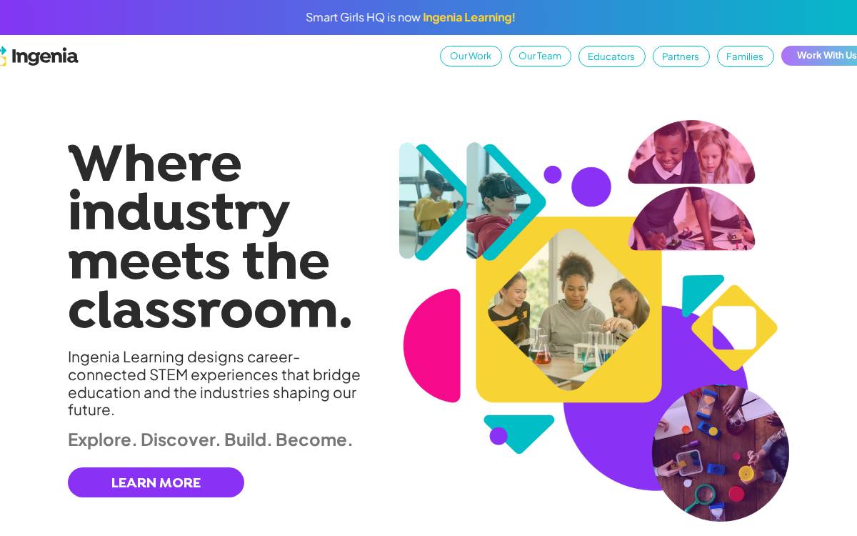 SMART GIRLS HQ LLC website preview