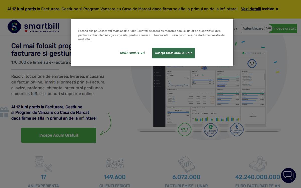 Smart Bill website preview