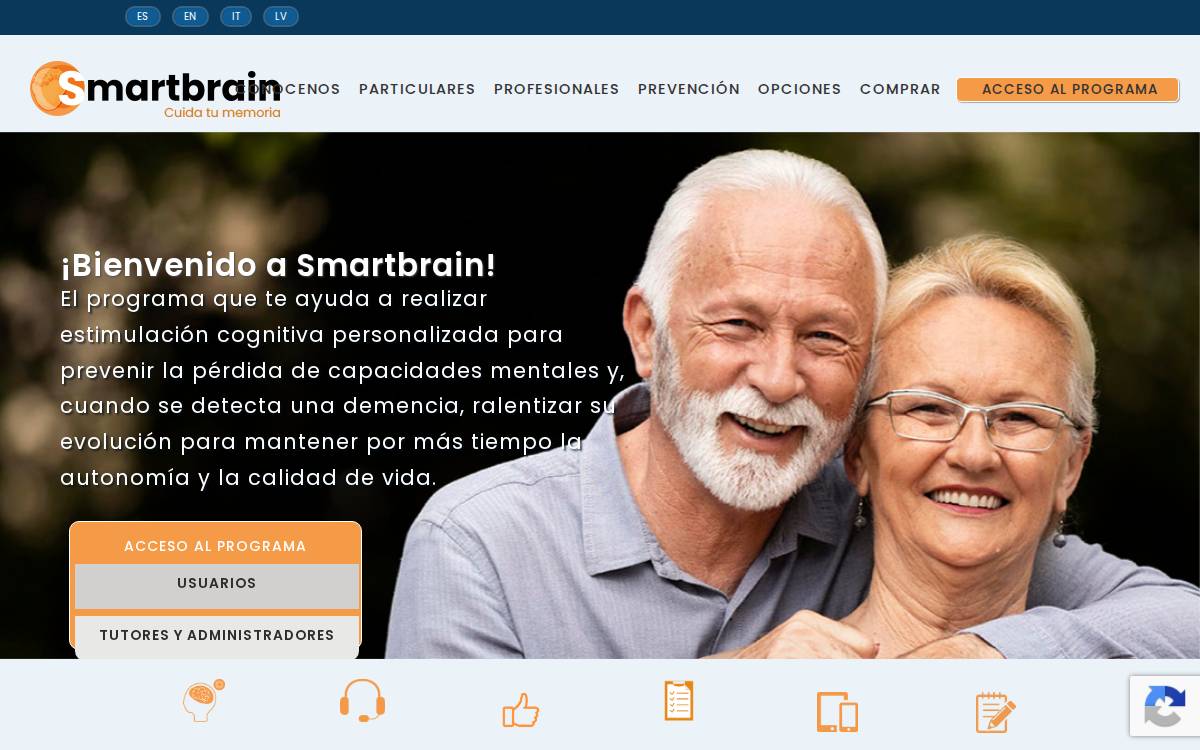 Smartbrain Pro website preview
