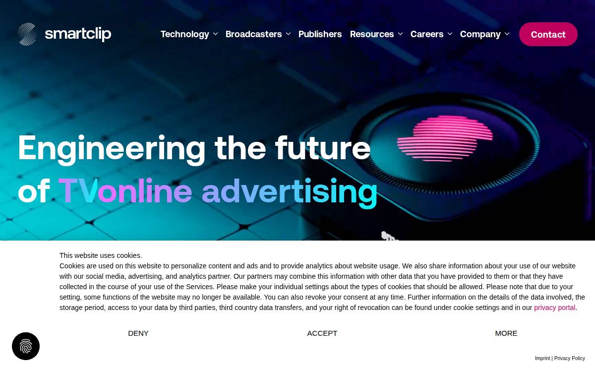 Smartclip website preview