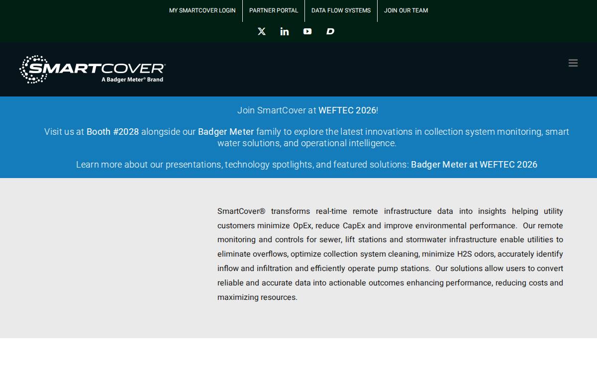 SmartCover Systems website preview