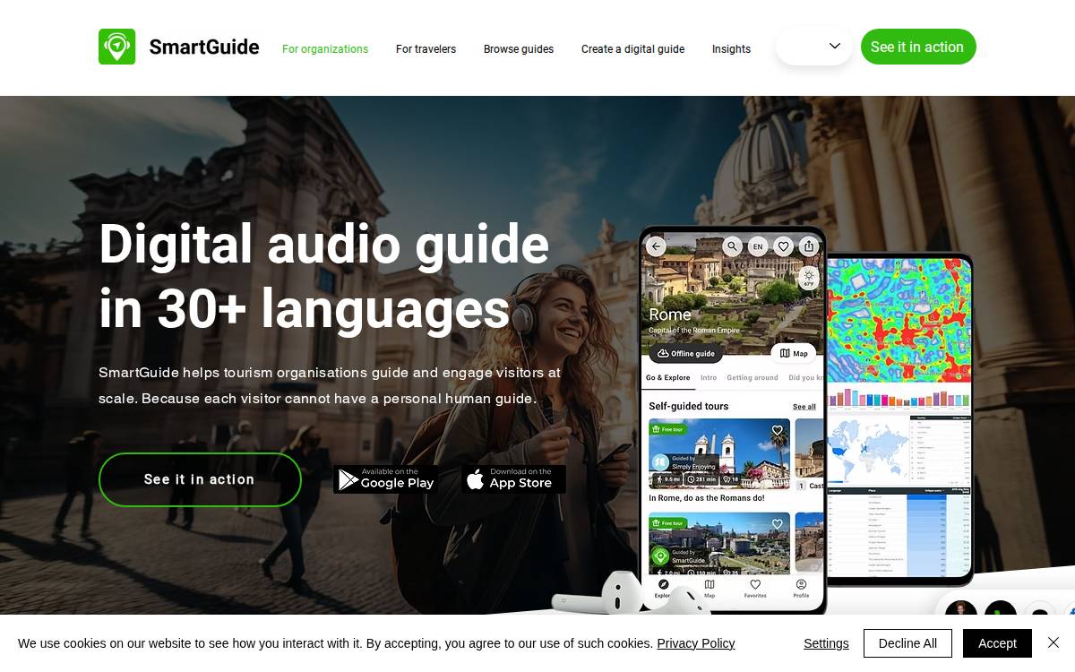Smartguide website preview