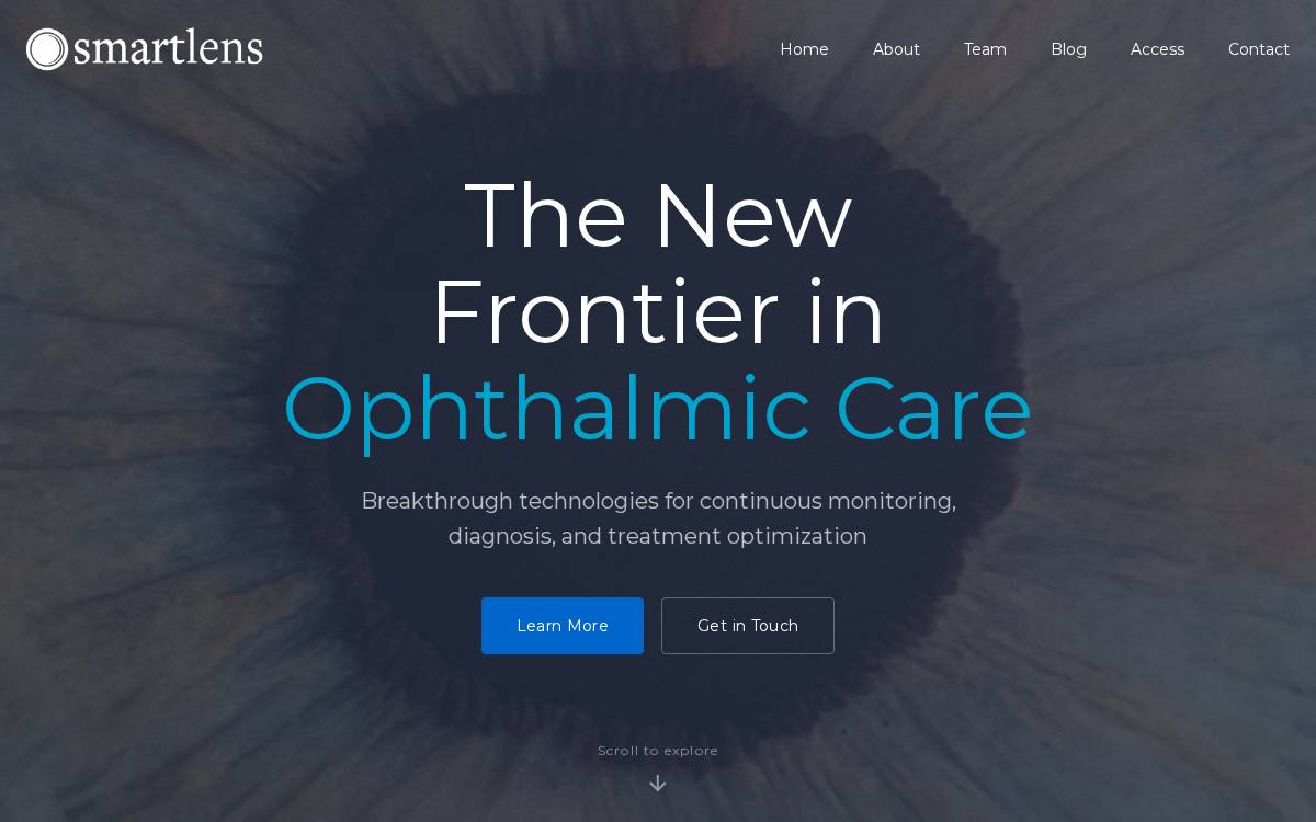 Smartlens website preview