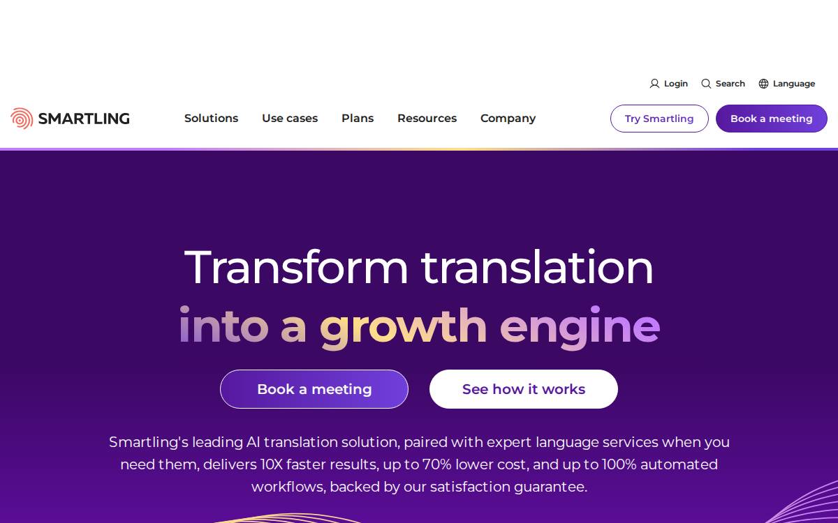 Smartling website preview