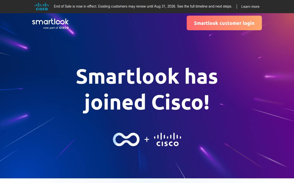 Smartlook website preview