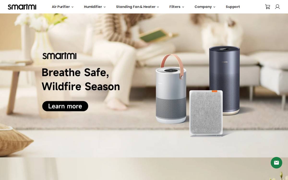 Smartmi website preview
