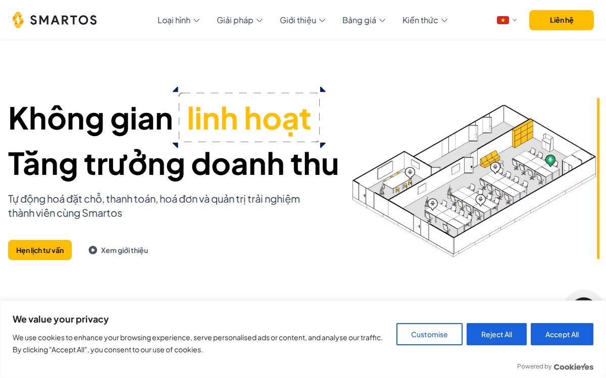 SMARTOS website preview