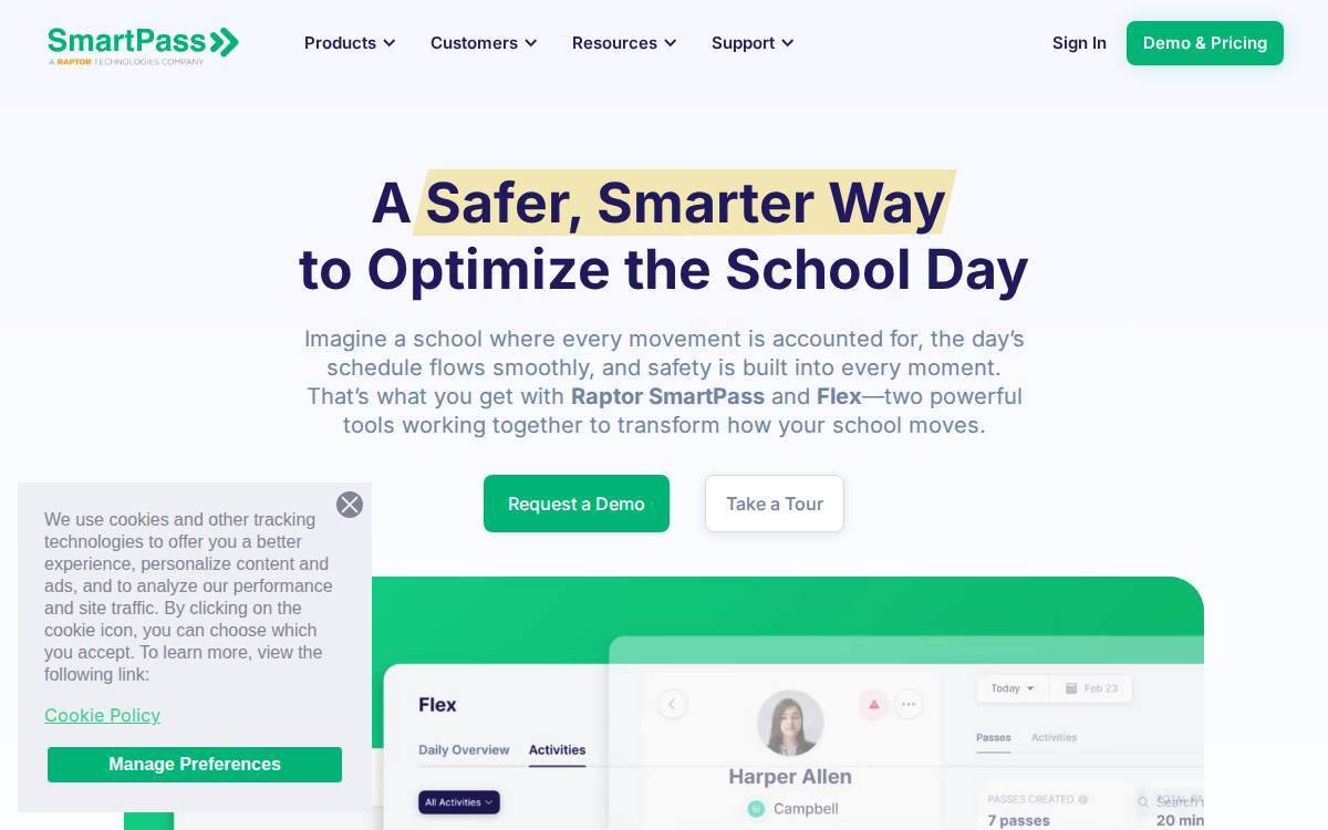 Smartpass website preview