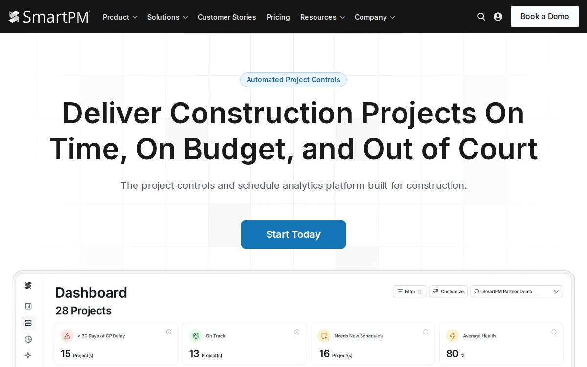 SmartPM Technologies website preview
