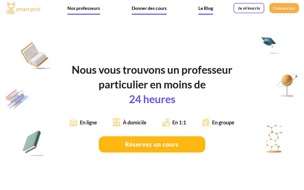 Smartprof website preview