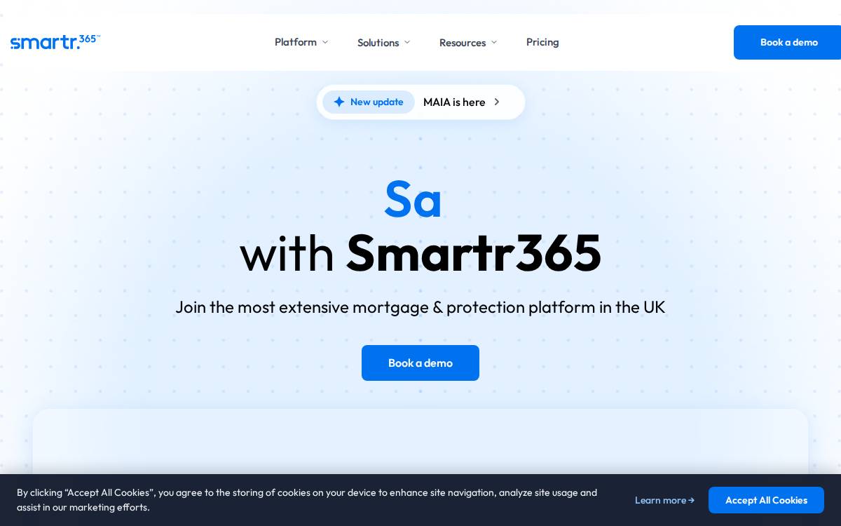Smartr365 website preview
