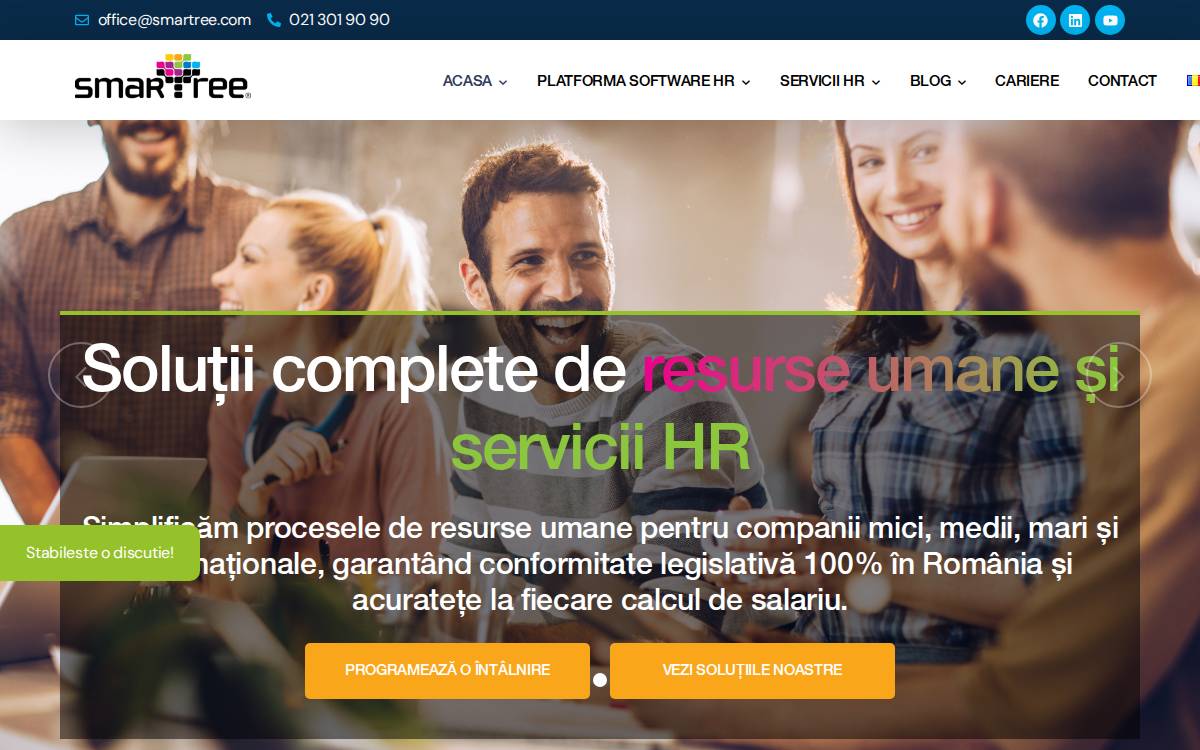 Smartree website preview
