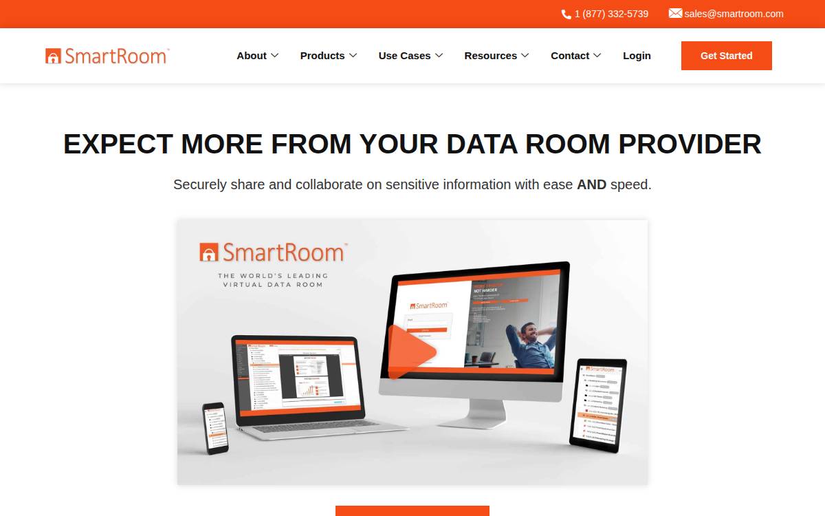 Smartroom website preview